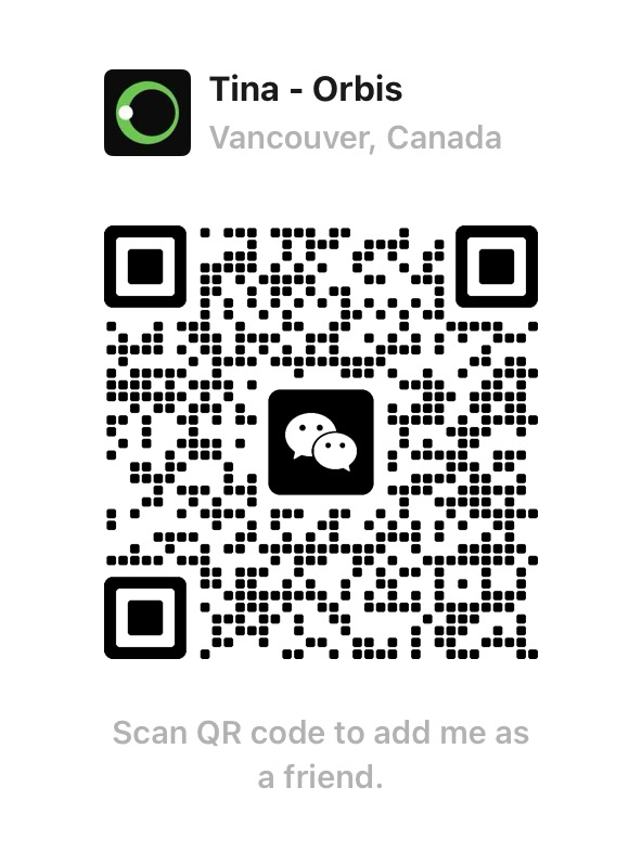 WeChat QR code for Tina - Orbis, Weixin ID Online_Bookkeeper